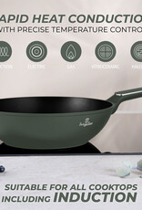 Berlinger Haus Berlinger Haus - Wokpan met deksel  - Mat groen - Ø28 cm