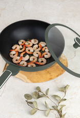 Berlinger Haus Berlinger Haus - Wok pan met deksel - Matt green - Ø28 cm