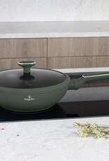 Berlinger Haus Berlinger Haus - Wokpan met deksel  - Mat groen - Ø28 cm