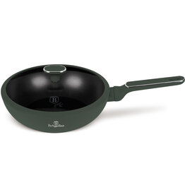 Berlinger Haus Wokpan met deksel  - Mat groen