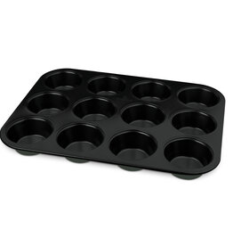 Berlinger Haus Backform Muffin  - 12 Formen - Matt Grün