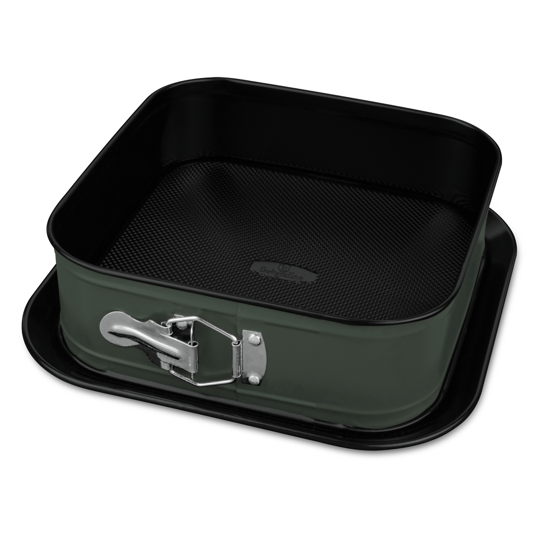 Berlinger Haus Berlinger Haus Spring cake mould  square - 28 x 28 cm - Matt green