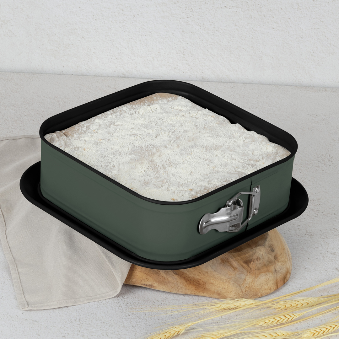 Berlinger Haus Berlinger Haus Springform Quadrat - 28 x 28 cm - Matte Grün