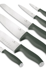 Berlinger Haus Berlinger Haus - Messerset - Mattgrün