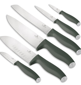 Berlinger Haus Knives set - Mat green