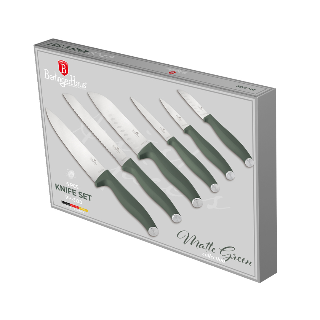 Berlinger Haus Berlinger Haus - Knives set - Mat green