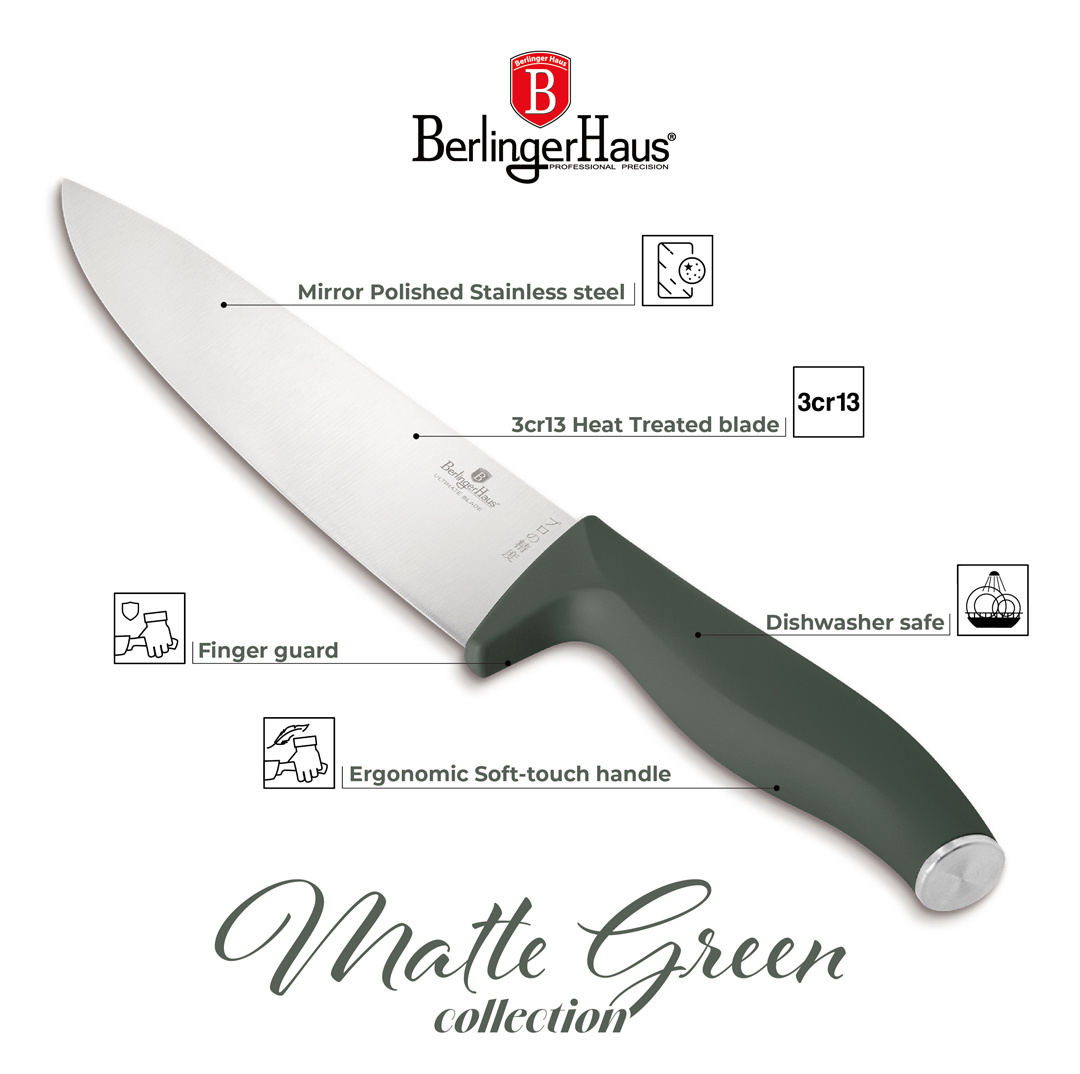 Berlinger Haus Berlinger Haus - Knives set - Mat green