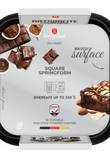 Berlinger Haus Berlinger Haus Spring cake mould  square - 28 x 28 cm - Matt anthracite