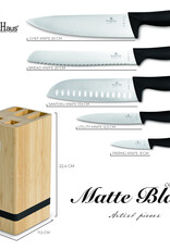 Berlinger Haus Berlinger Haus - Knives set with bamboo block - Matte black