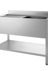 Combisteel Combisteel Demontabele RVS spoeltafel met bodemschap