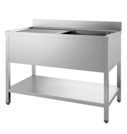 Combisteel Combisteel Demontabele RVS spoeltafel met bodemschap