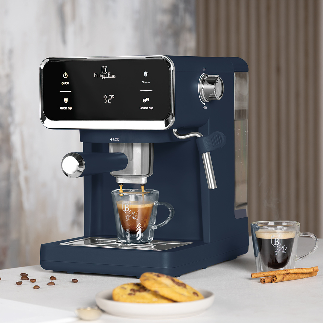 Berlinger Haus Berlinger Haus Digitale 3-in-1 Espresso-/Kaffeemaschine – mattblau
