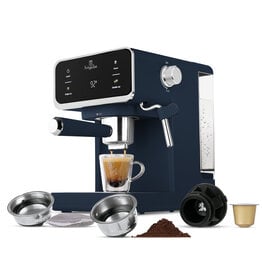 Berlinger Haus Digitale 3-in-1 Espresso-/Kaffeemaschine – mattblau