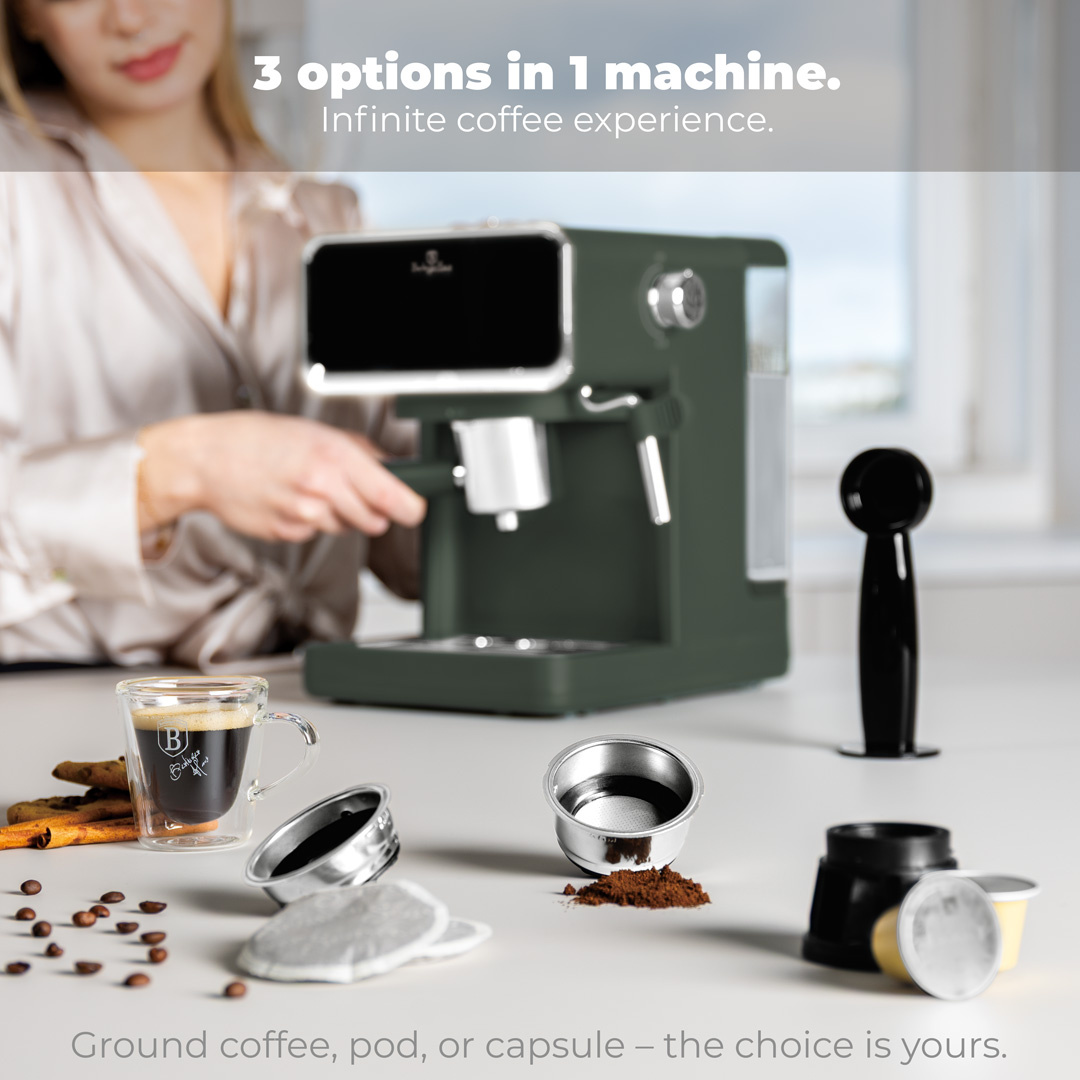 Berlinger Haus Berlinger Haus Digitale espresso / koffie machine - mat groen