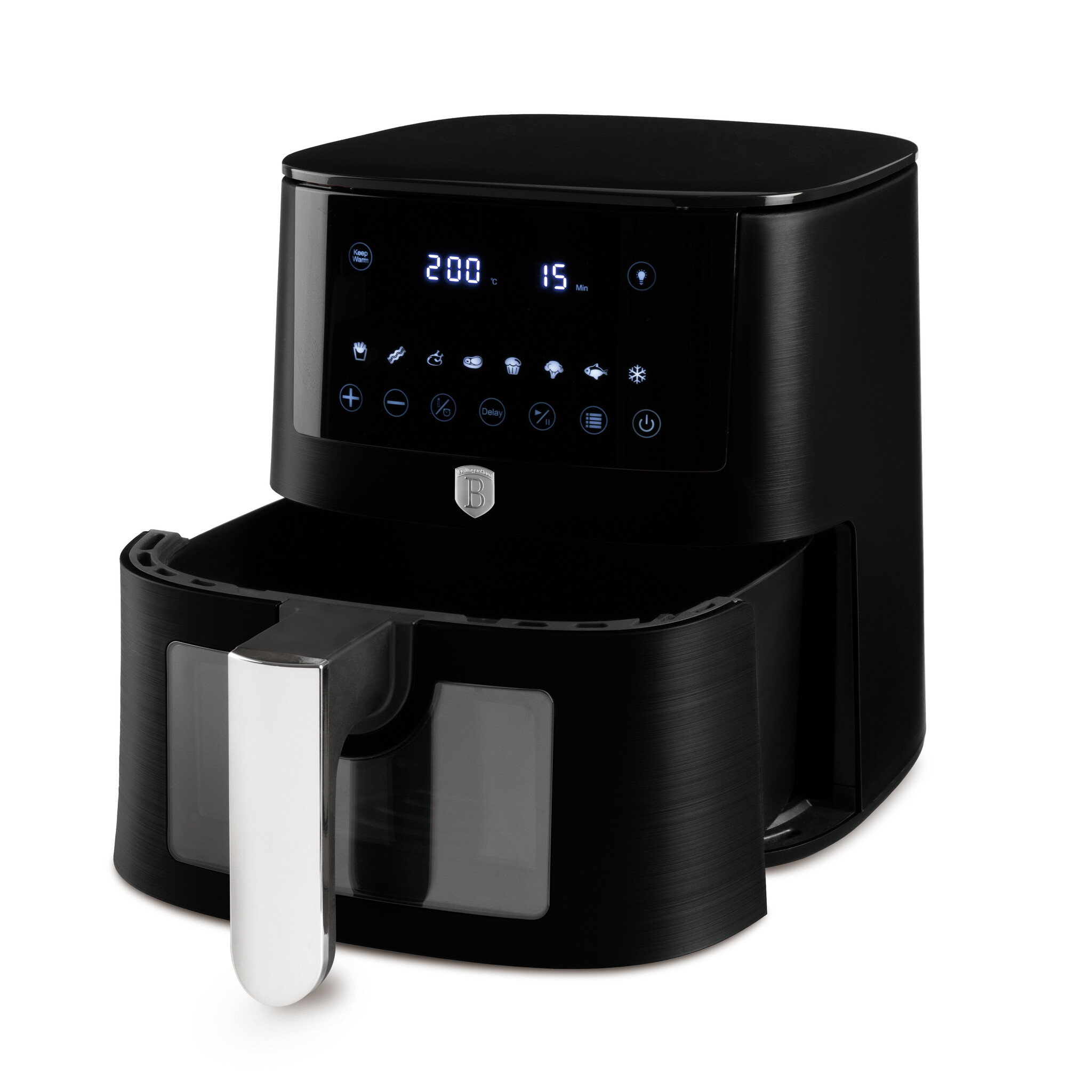 Berlinger Haus Berlinger Haus Airfryer XL - 8 liter - Mat zwart