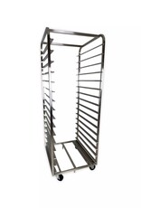 Ovenwagen onderaandrijving - 600 x 800 mm - 16 etages