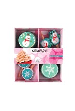 Silikomart Christmas Cupcake Set