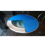 Blue poolcovers Blue poolcovers Spa 8 mm Blauw /m2. Maat afronden naar boven. Bij het afrekenen geeft U bij “Opmerking” de exacte maten door. (zie product omschrijving)