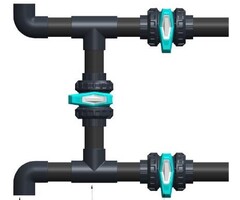 Blue poolcovers Warmtepomp Bypass-set DN50