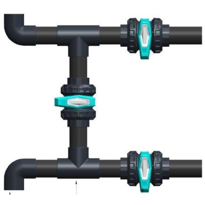 Blue poolcovers Warmtepomp Bypass-set DN50