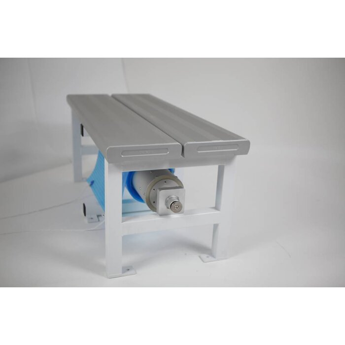 Blue poolcovers Oprolsysteem BP-D electric met Bank, prijs op aanvraag.