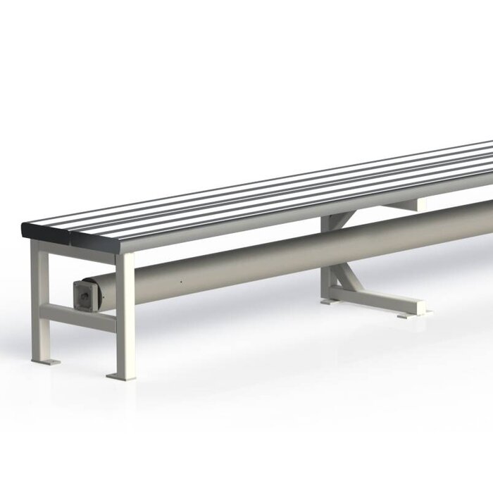 Blue poolcovers Oprolsysteem BP-D electric met Bank, prijs op aanvraag.