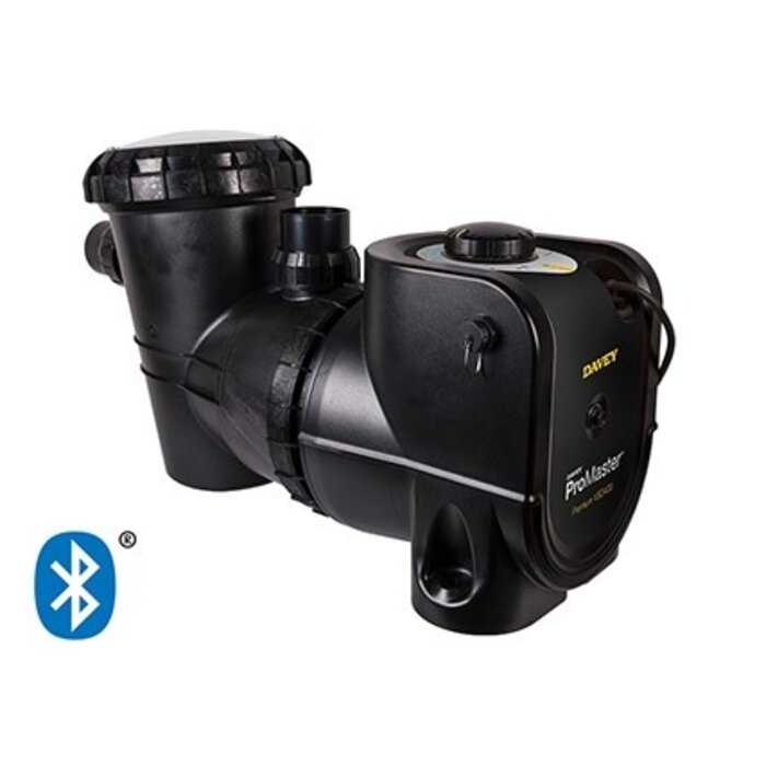 Davey Davey Silensor Pro Premium SP400BT variabele zwembadpomp - Bluetooth , watergekoeld, Ultra stil! 23m3/u.