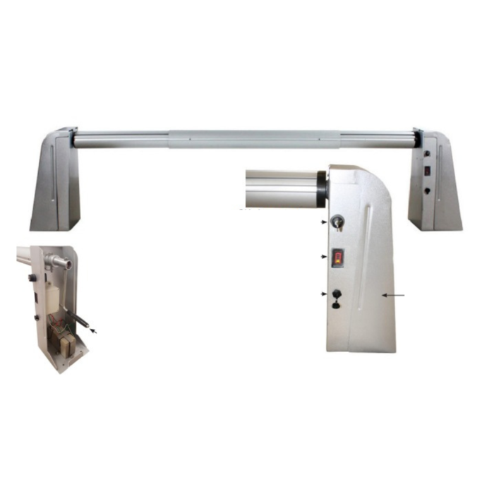 Blue poolcovers Oprolsysteem BP-7V - Elektrisch, Vaste opstelling