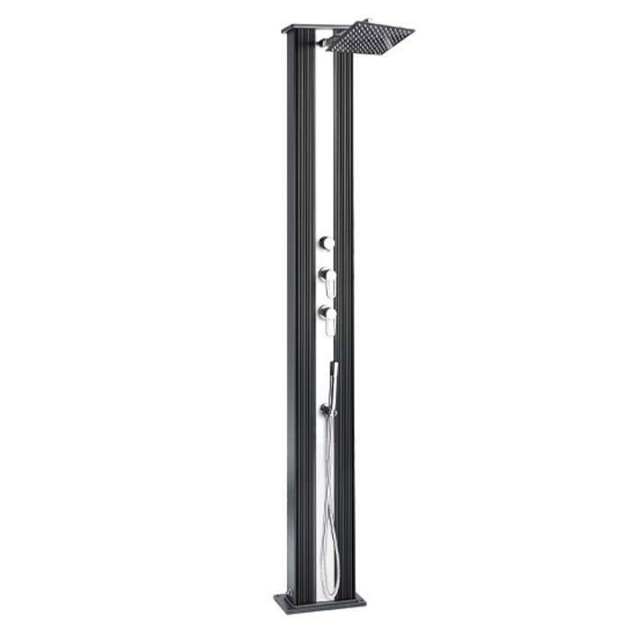 Buitendouche Dada Straight Hybride Antraciet