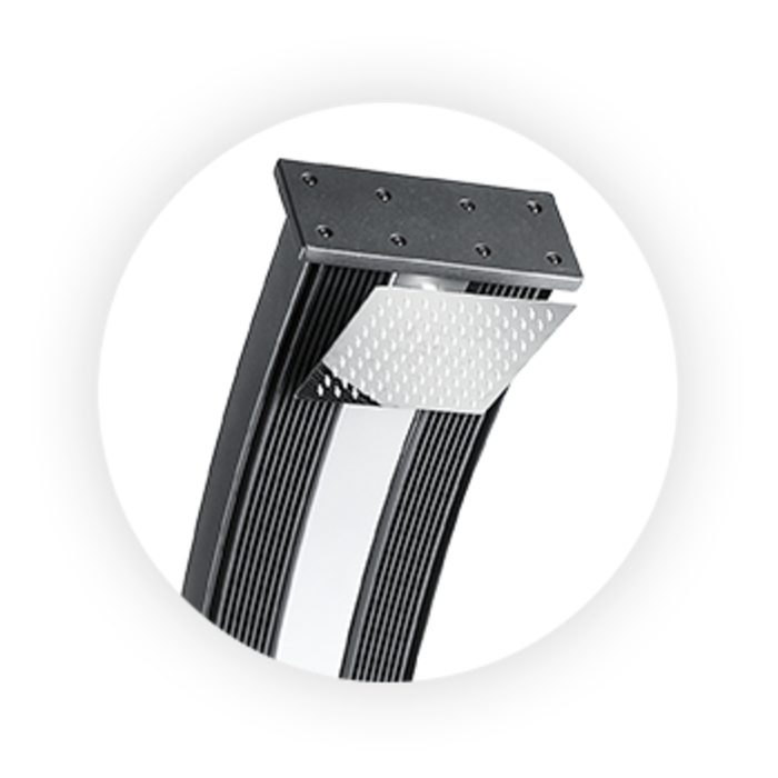 Buitendouche Dada Curve Hybride Antraciet