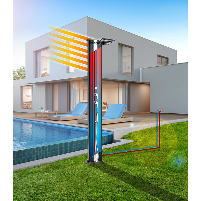 Buitendouche Dada Curve Hybride Antraciet