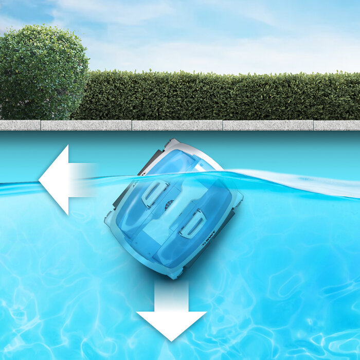 BWT Zwembad Robot BWT P500 LED, 3-motorig!