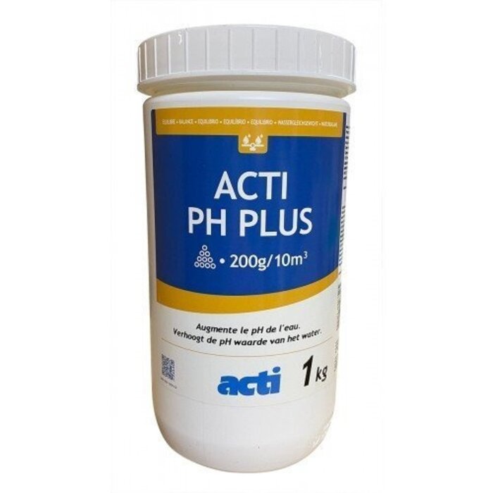 ACTI ACTI PH  Plus poeder: verhoogt de pH van het water 1kg