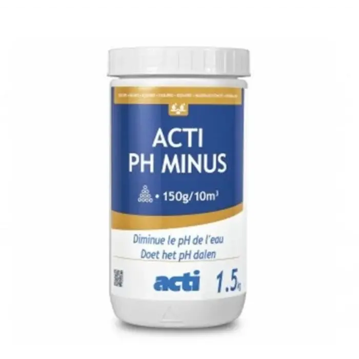 ACTI ACTI pH Minus poeder: verlaagt de pH van het water 1,5kg