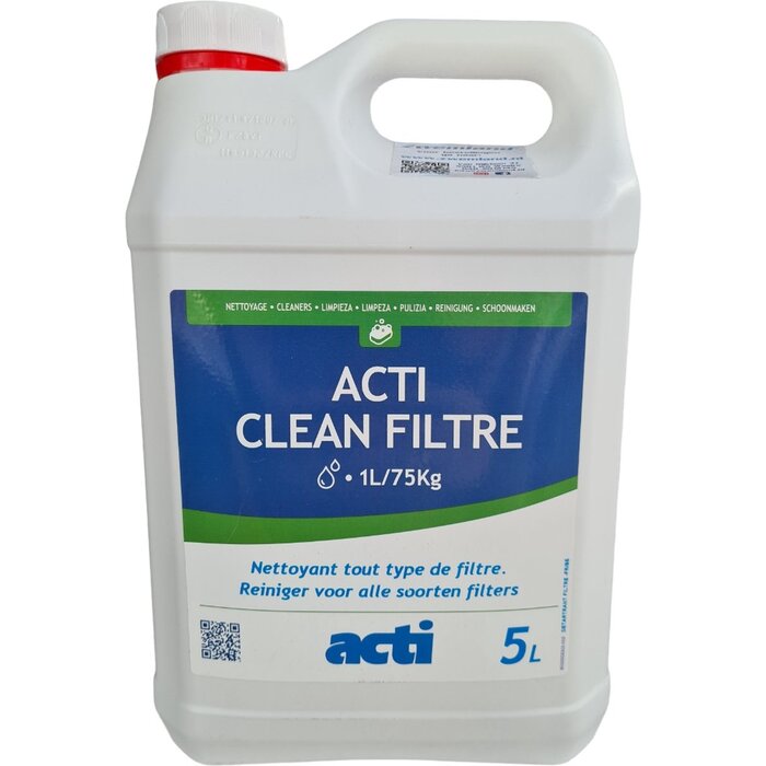 ACTI ACTI Clean filter: reinigt en ontkalkt zand- en diatomeeënfilters - 5L