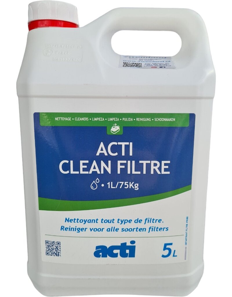 ACTI ACTI Clean filter: reinigt en ontkalkt zand- en diatomeeënfilters - 5L