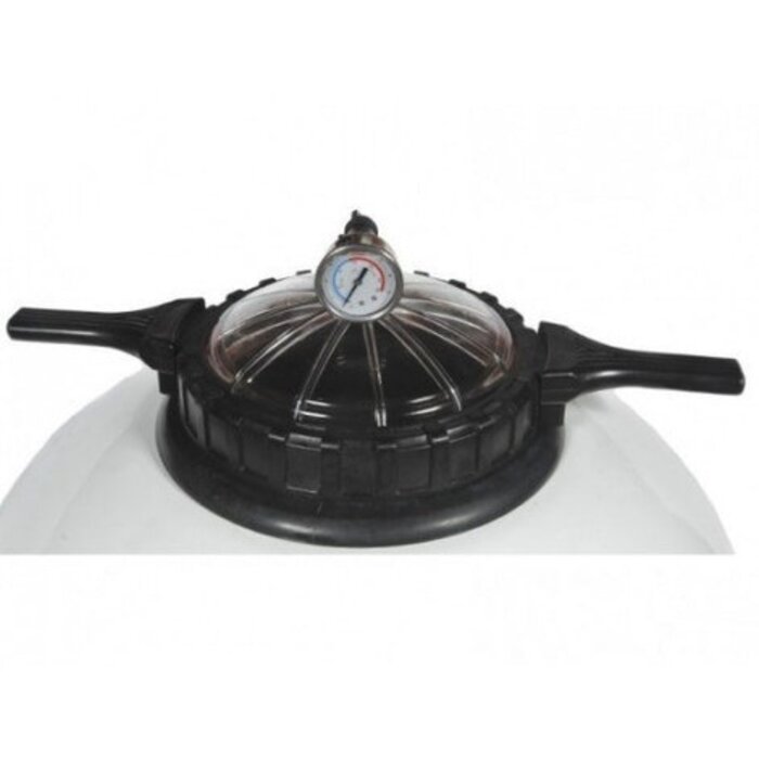 Zandfilter, polyester, filtervat Ø 500 mm wit, 10 m3/h, Bad: tot 40 m3