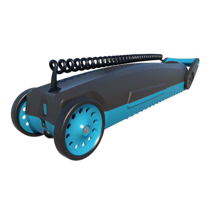 Rolltrot oprol automaat voor stavendekzeil op accu