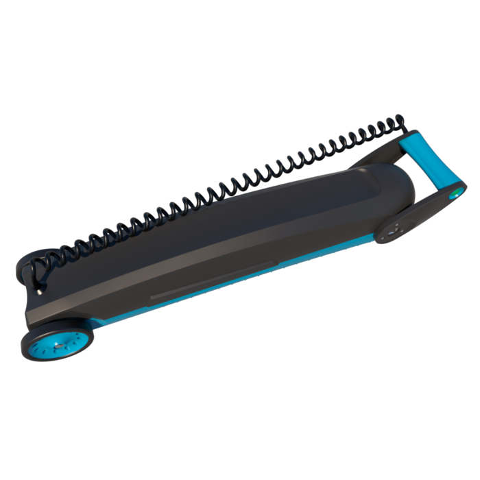 Rolltrot oprol automaat voor stavendekzeil op accu