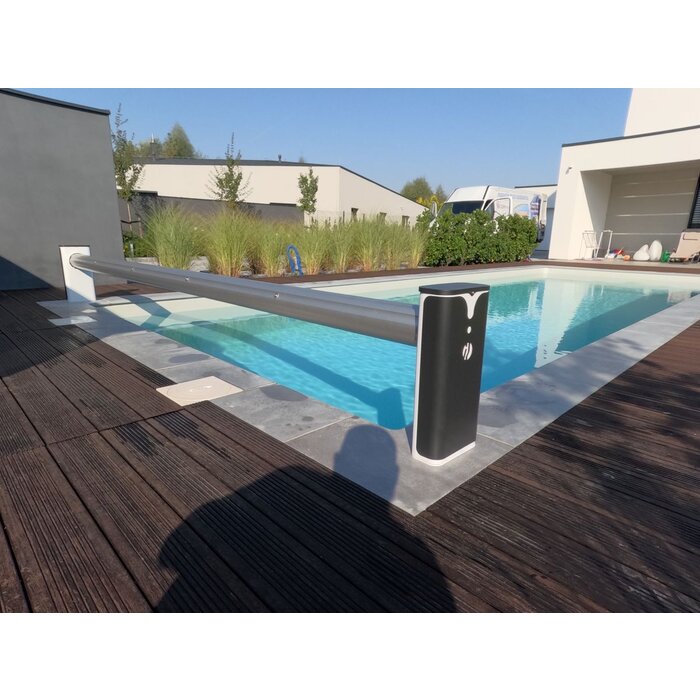Blue poolcovers Electrisch DESIGN oprolsysteem BP-L voor lamellen, volautomatisch