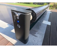 Blue poolcovers Electrisch DESIGN oprolsysteem BP-L voor lamellen, volautomatisch