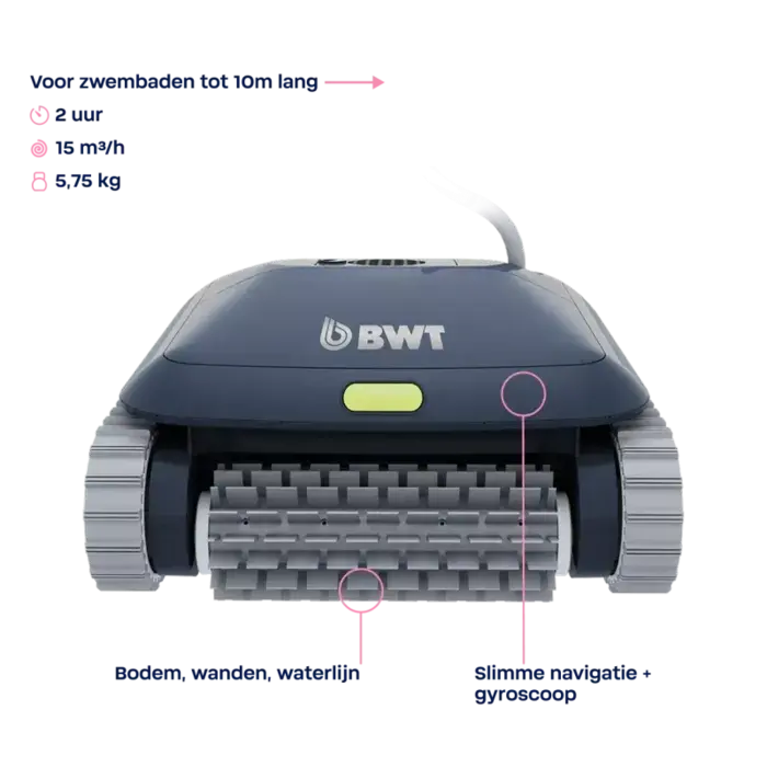 BWT BWT Zwembadrobot ES 700 robotic pool cleaner + Smartphone applicatie