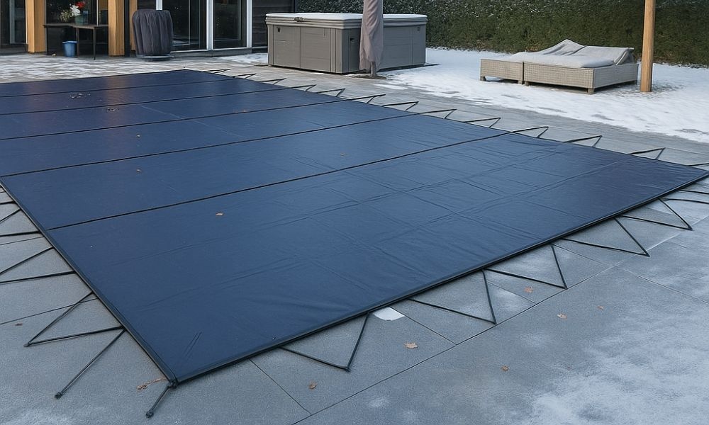 Blue Poolcover Winter Ultralight