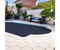 Blue poolcovers GeoBubbel isolerende noppenfolie / solarfolie | Dark Blue/Black
