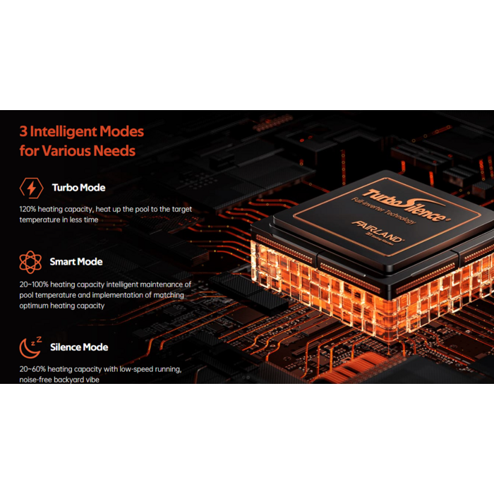Fairland Zwembad Warmtepomp Fairland Inverter‑XP26  (18 kW) + WIFI, voor bad van ca. 60m3
