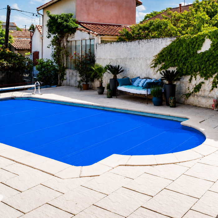 Blue poolcovers GeoBubbel isolerende noppenfolie / solarfolie | Dark Blue/Black
