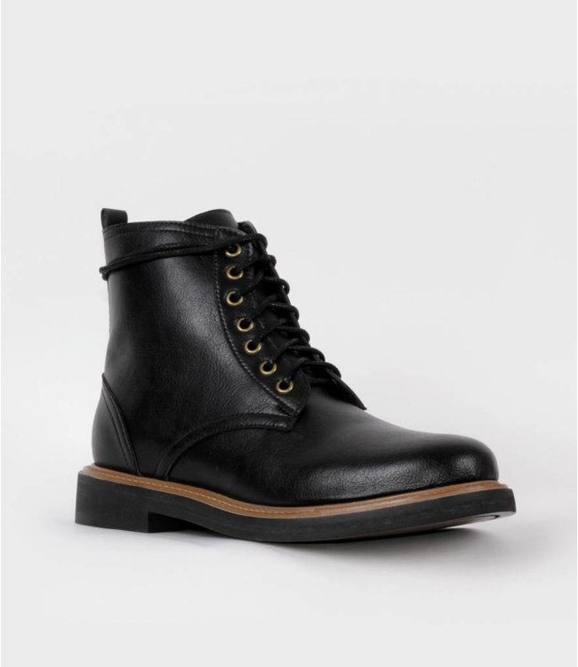 Brave Gentleman High Quality Vegan Boots - Black