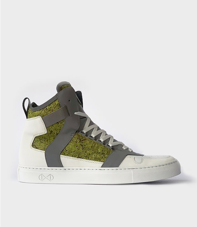 Nat-2 Moss Cube | Vegan sneakers gemaakt van echt mos