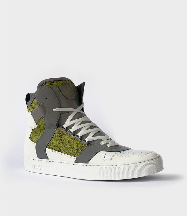 Nat-2 Moss Cube | Vegan sneakers gemaakt van echt mos
