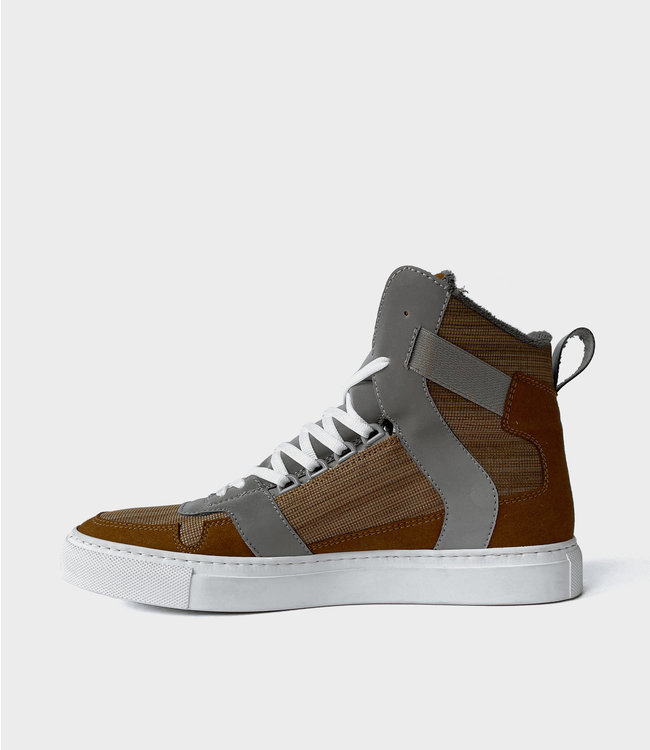 Nat-2 Wooden Cube - Brown | World’s first wooden vegan sneakers